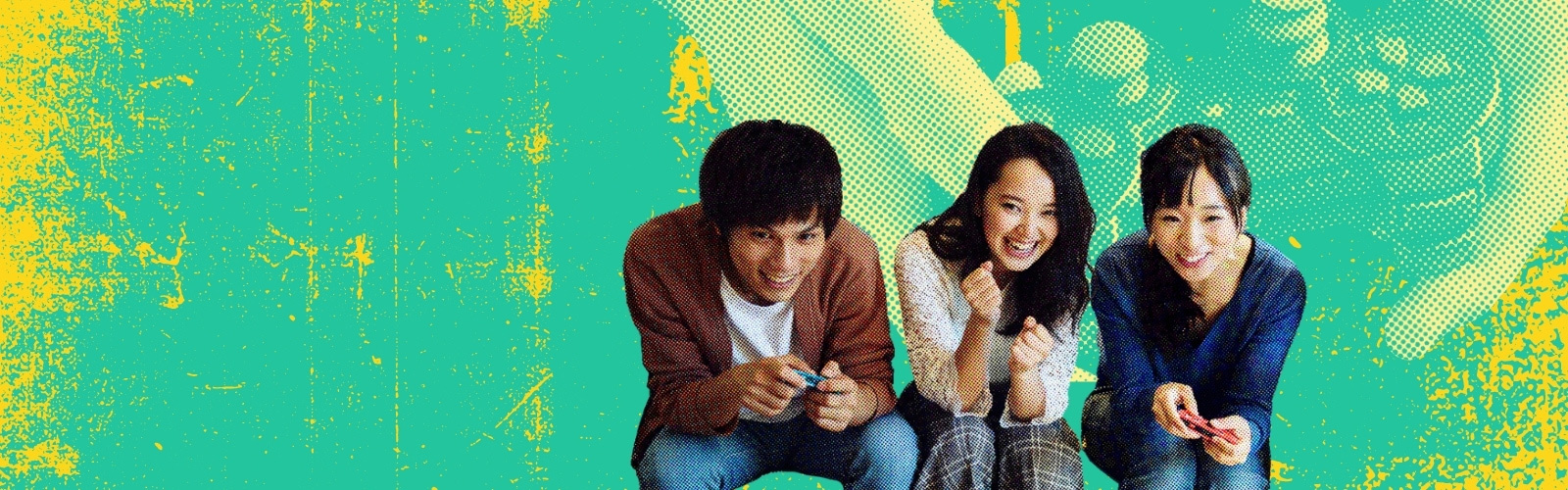 Twitter マーケティング ゲームをしている男性と女性
