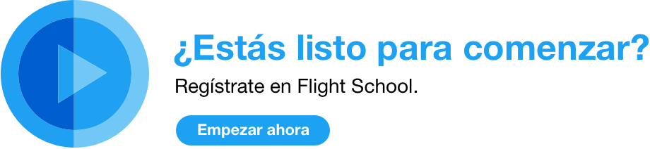 Comenzar a usar Twitter Flight School