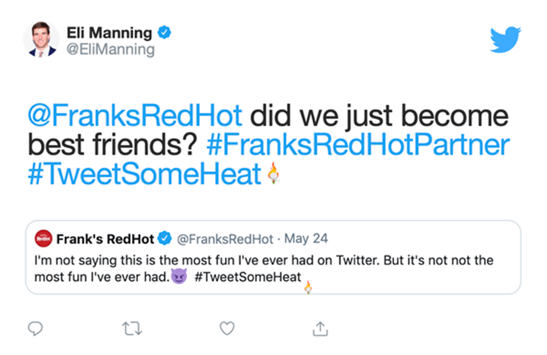 Frank's RedHot Tweet